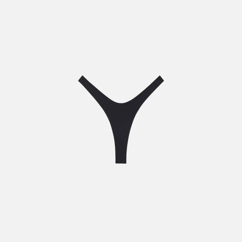 Frankies Bikinis Full Moon Bottom - Black sold by Kith