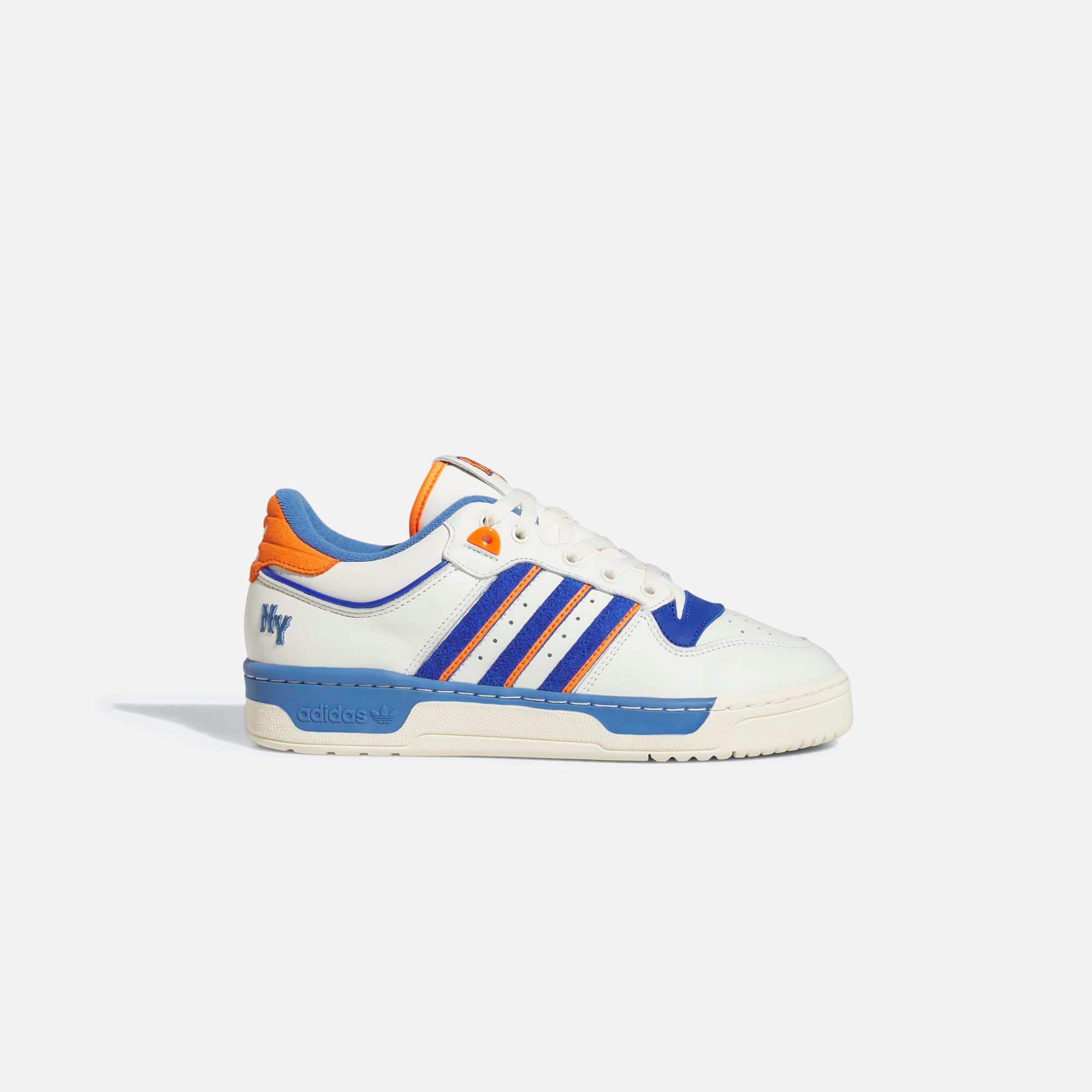 adidas Rivalry Low '86 - White Tint / Royal Blue / Orange sold by Kith