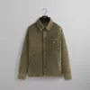 Kith Washed Corduroy Brixton Puffed Shirt Jacket - Mire sold by Kith
