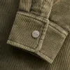 Kith Washed Corduroy Brixton Puffed Shirt Jacket - Mire sold by Kith