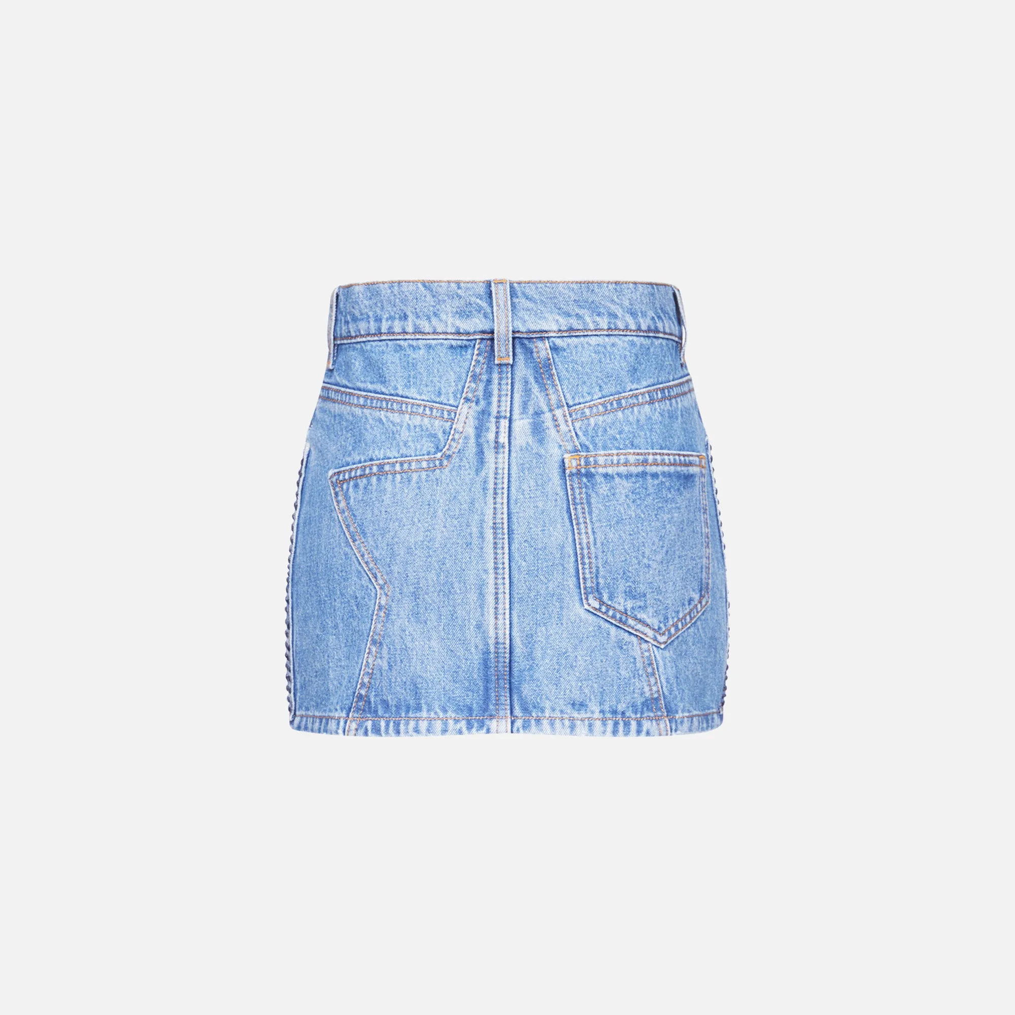Area Crystal Embellished Mini Skirt - Medium Indigo sold by Kith product image thumbnail 2