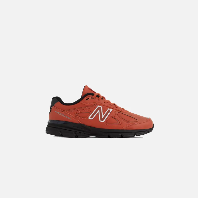 New Balance 990v4 Made in USA - Mahogany / Black sold by Kith