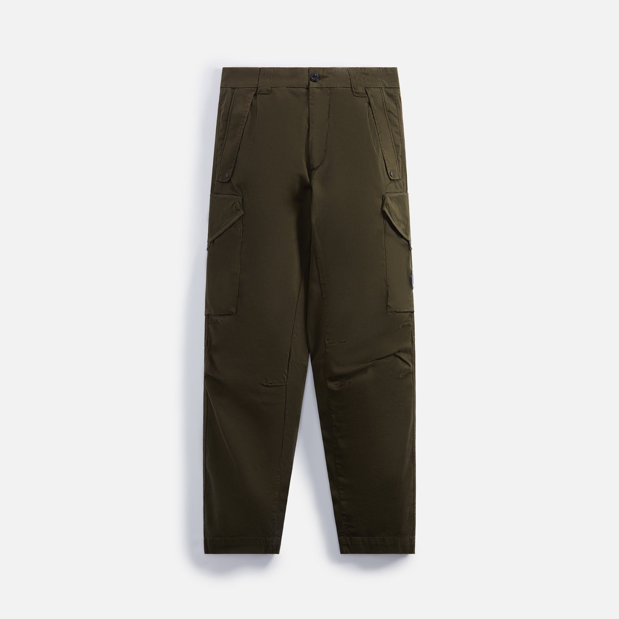 C.P. Company Stretch Sateen Loose Cargo Pant - Olive sold by Kith