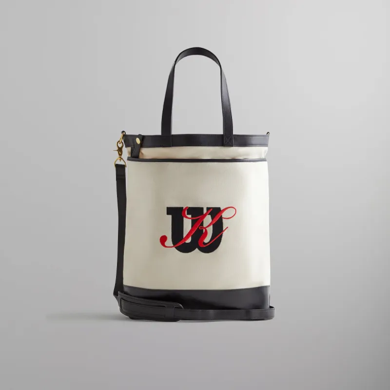 Kith for Wilson Leather Trimmed Do All Tote - White Alyssum | Parallel