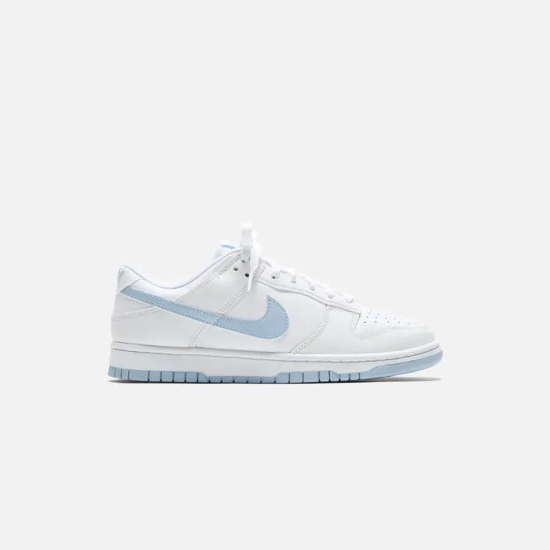 Nike Dunk Low Retro - White / Light Armory Blue / Summit White sold by Kith