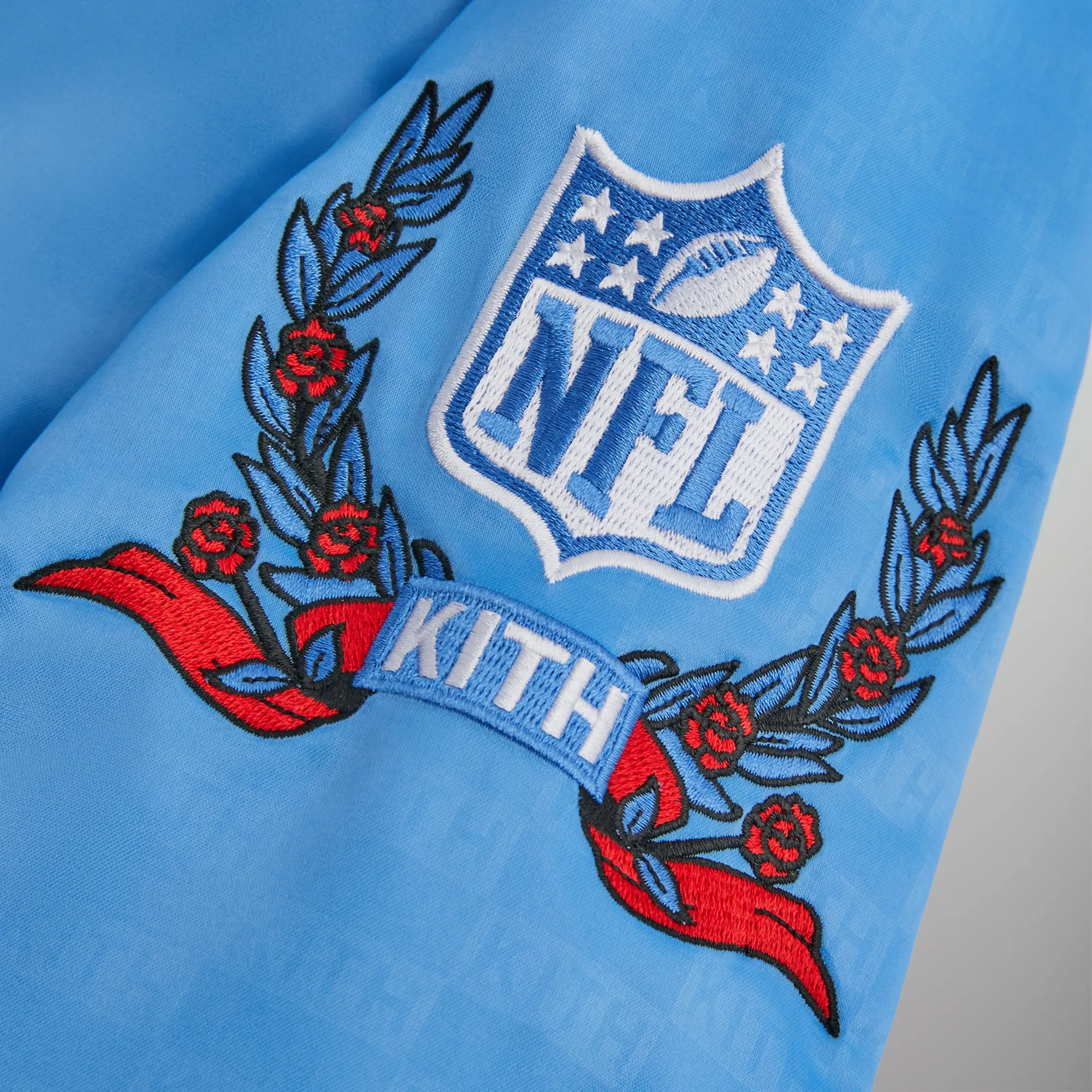 Kith for the NFL: Titans Satin Bomber Jacket - Ato sold by Kith product image thumbnail 5