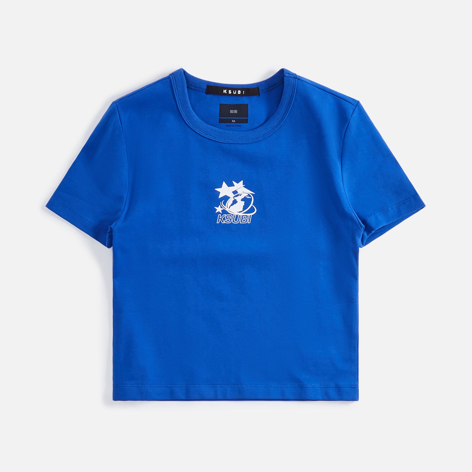 Ksubi Trackstar Baby Tee - Cobalt sold by Kith