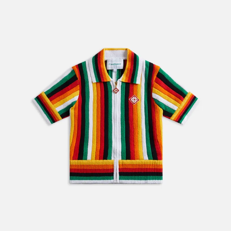 Casablanca Striped Towel Top - Multi sold by Kith