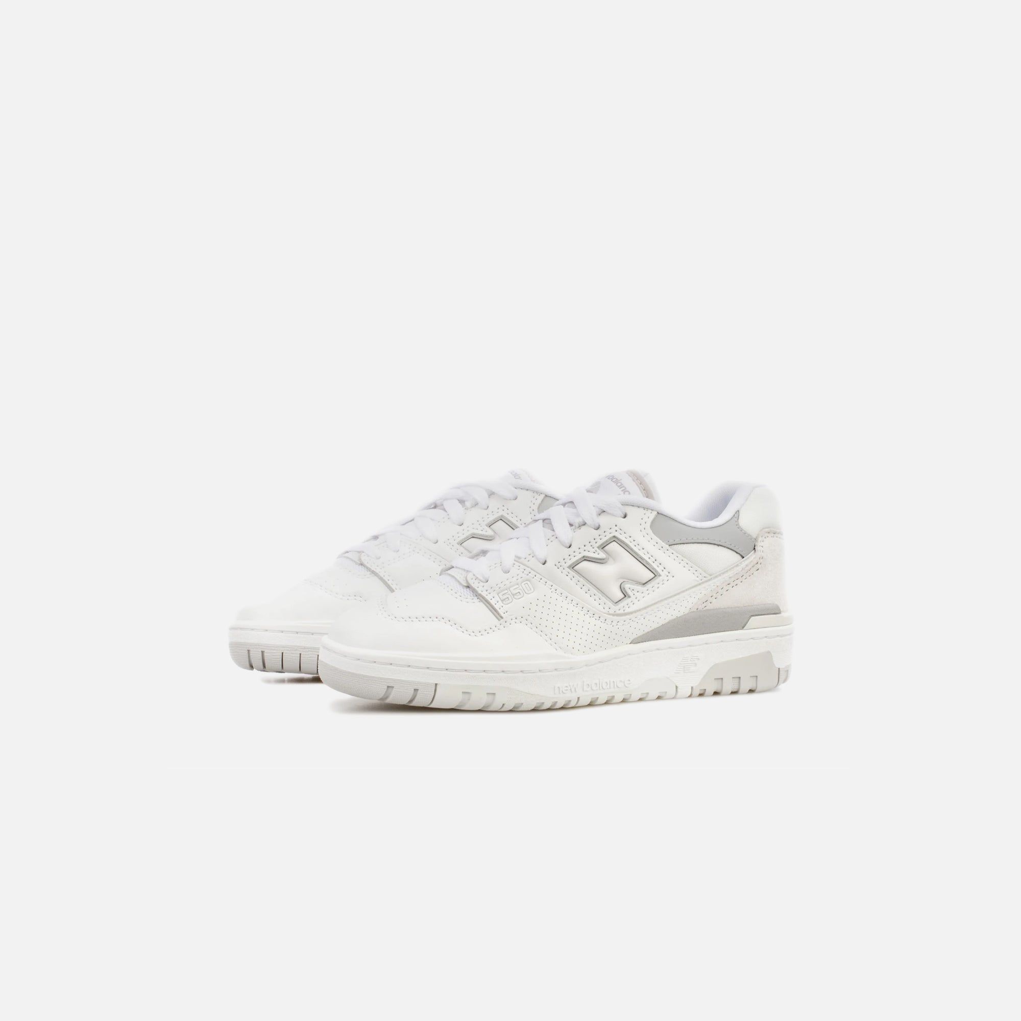 New Balance 550 - White / Rain Cloud / Light Aluminum sold by Kith product image thumbnail 2