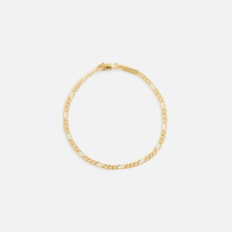 Tom Wood Bo Bracelet Slim 7.0 - Gold sold by Kith