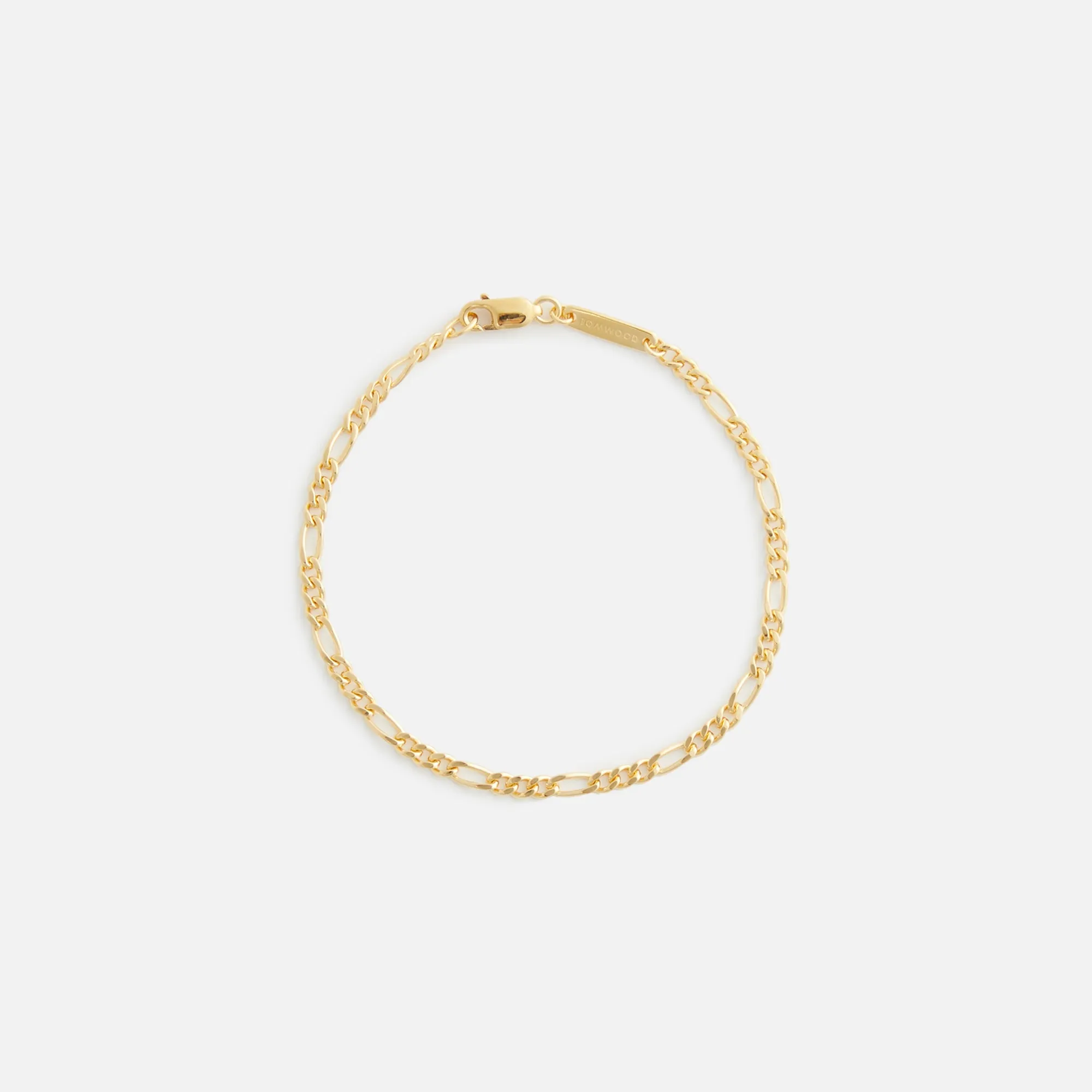 Tom Wood Bo Bracelet Slim 7.0 - Gold sold by Kith