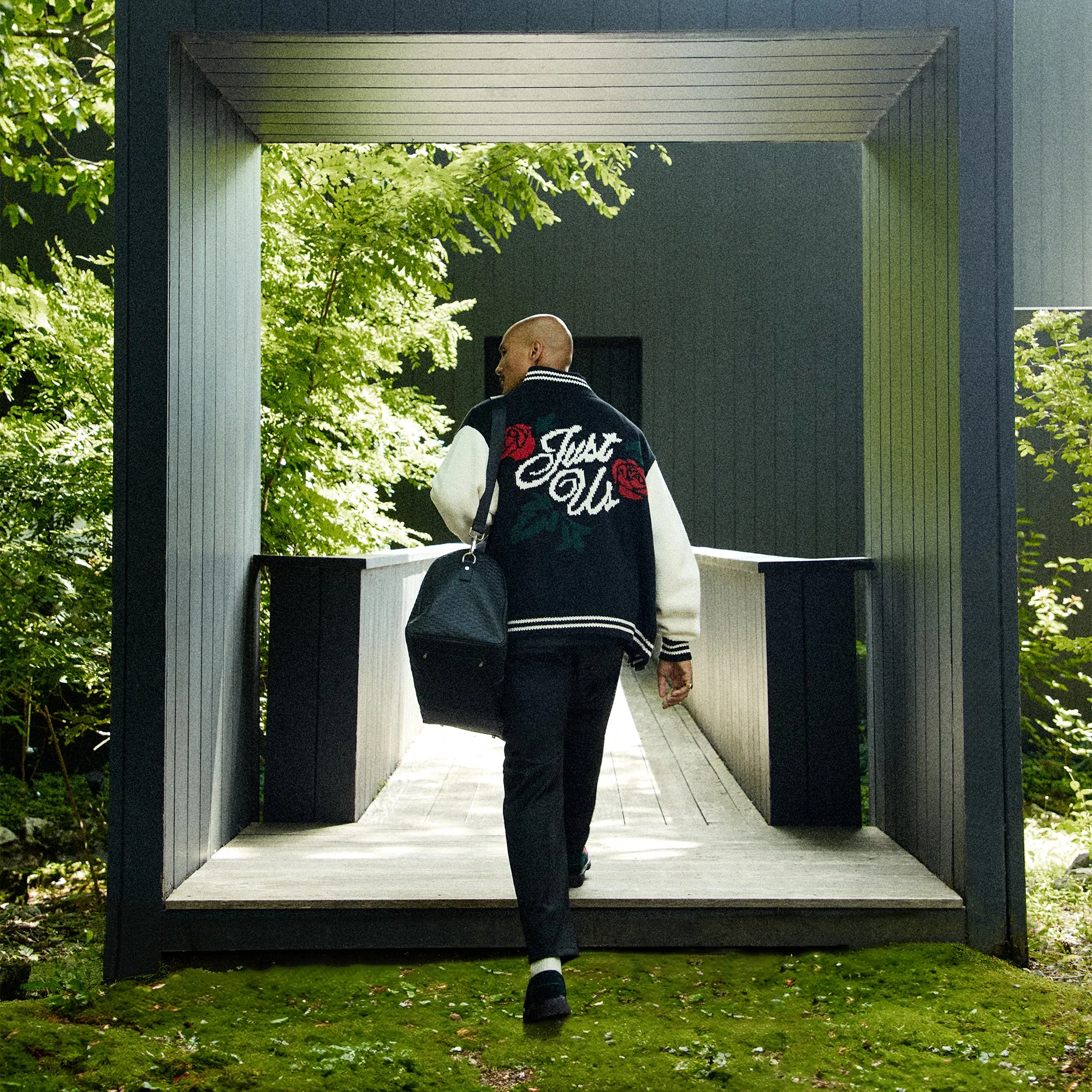Kith Wyona Full Zip Varsity Sweater - Black | Parallel