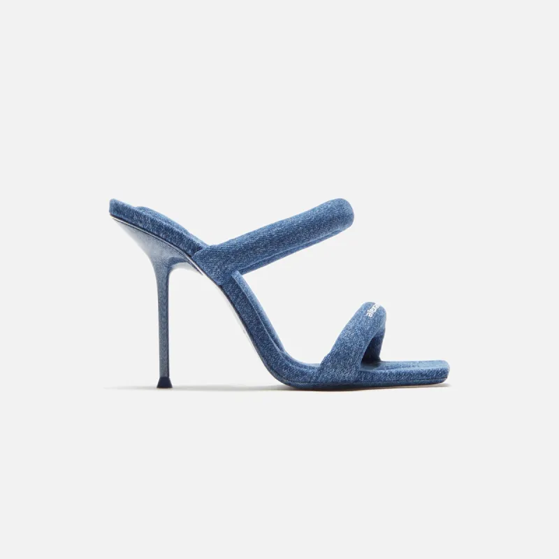 Alexander Wang Julie Tubular Sandal - Deep Blue Denim made by Alexander Wang