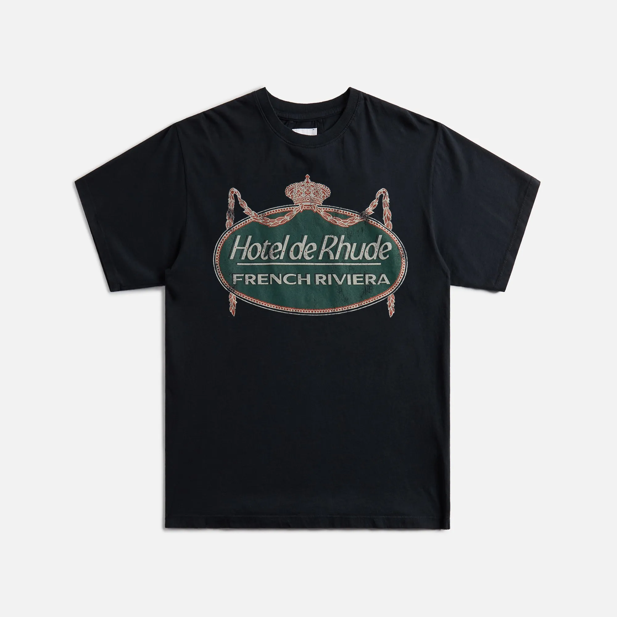 Rhude Riviera Tee - Vintage Black sold by Kith