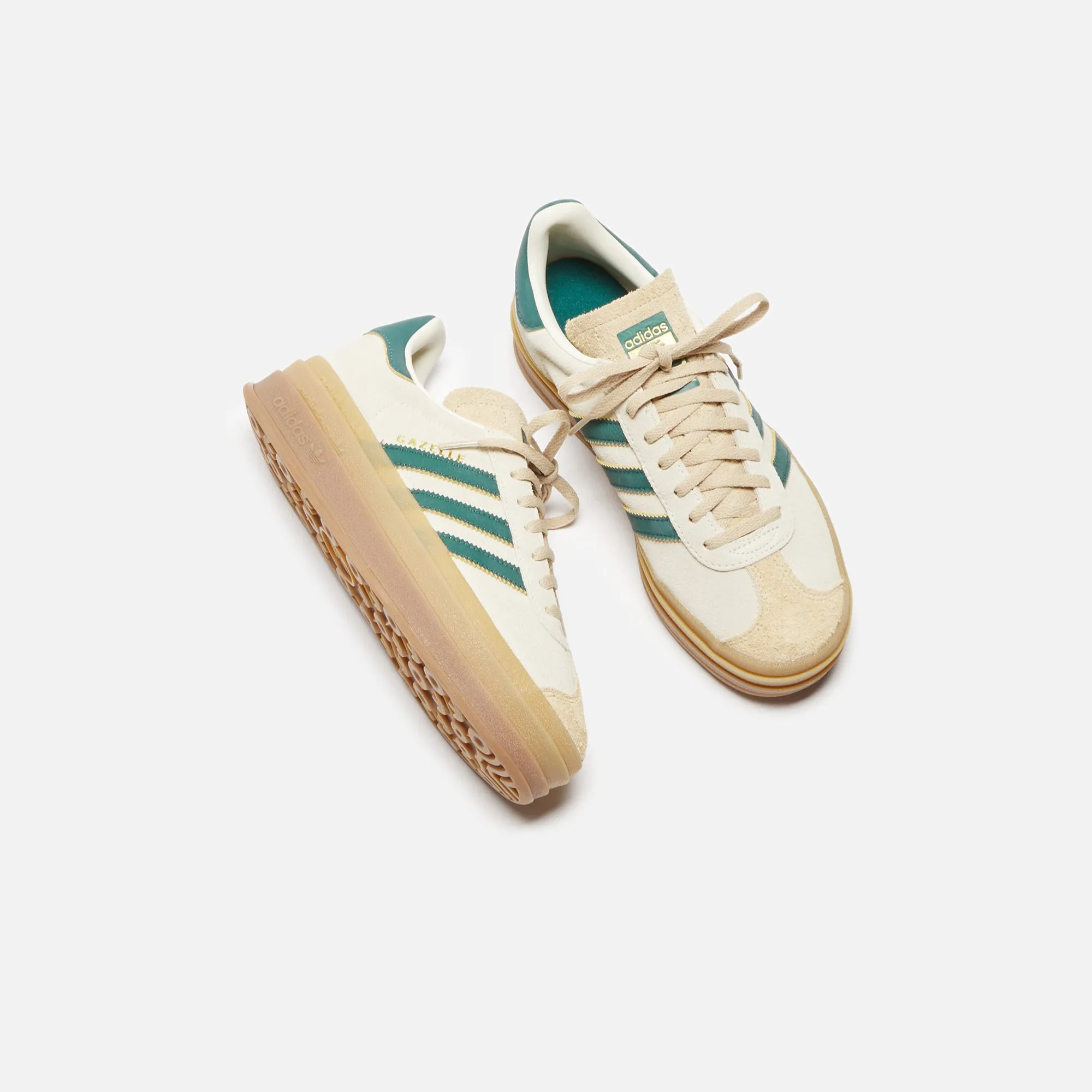 adidas Originals WMNS Gazelle Bold - Cream White / Collegiate Green / Magic sold by Kith product image thumbnail 4
