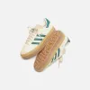 adidas Originals WMNS Gazelle Bold - Cream White / Collegiate Green / Magic sold by Kith
