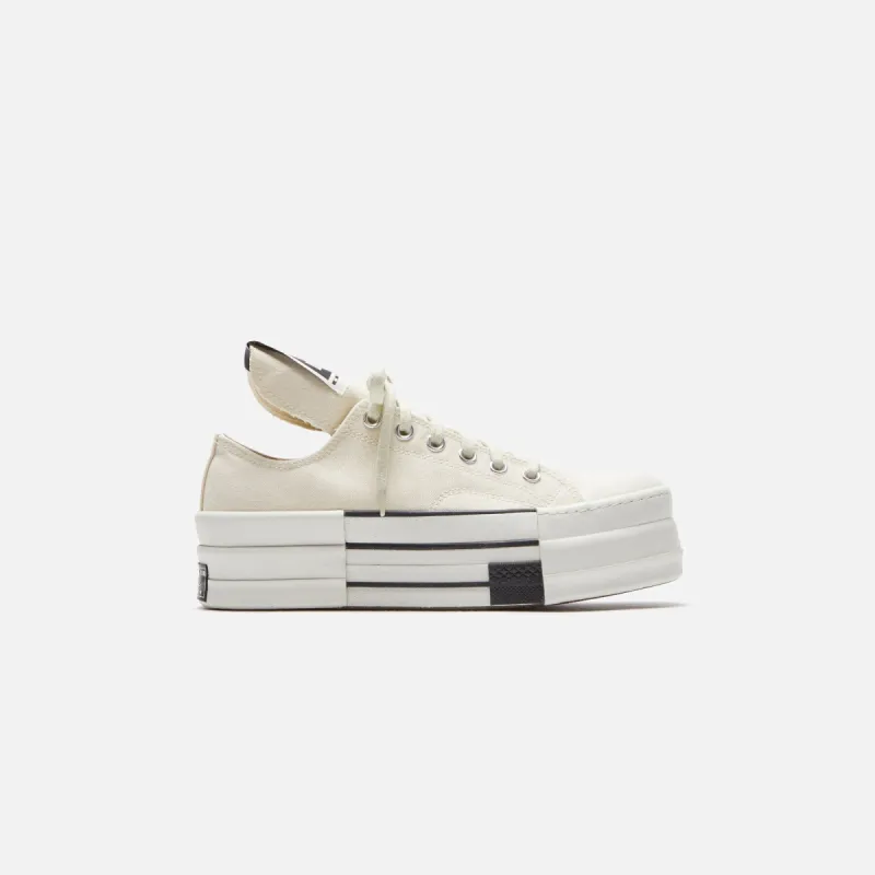Converse x Rick Owens DRKSHDW DBL DRKSTAR Low - Ox Natural sold by Kith