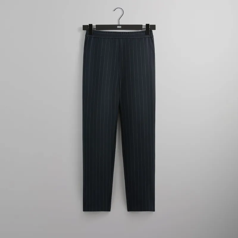 PoligoShops Striped Flannel Barrow Pant - Black