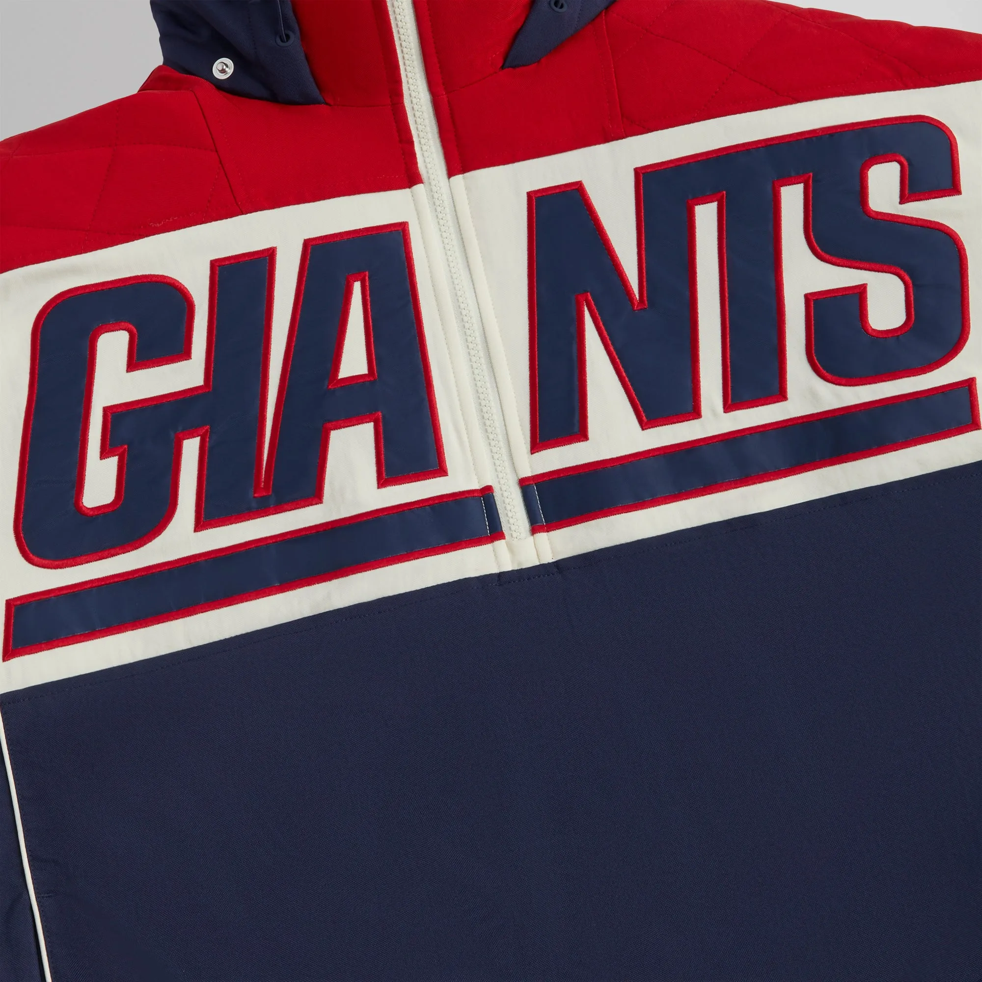 Kith for the NFL: Giants Quarter Zip Anorak With Hood - Nocturnal sold by Kith product image thumbnail 3