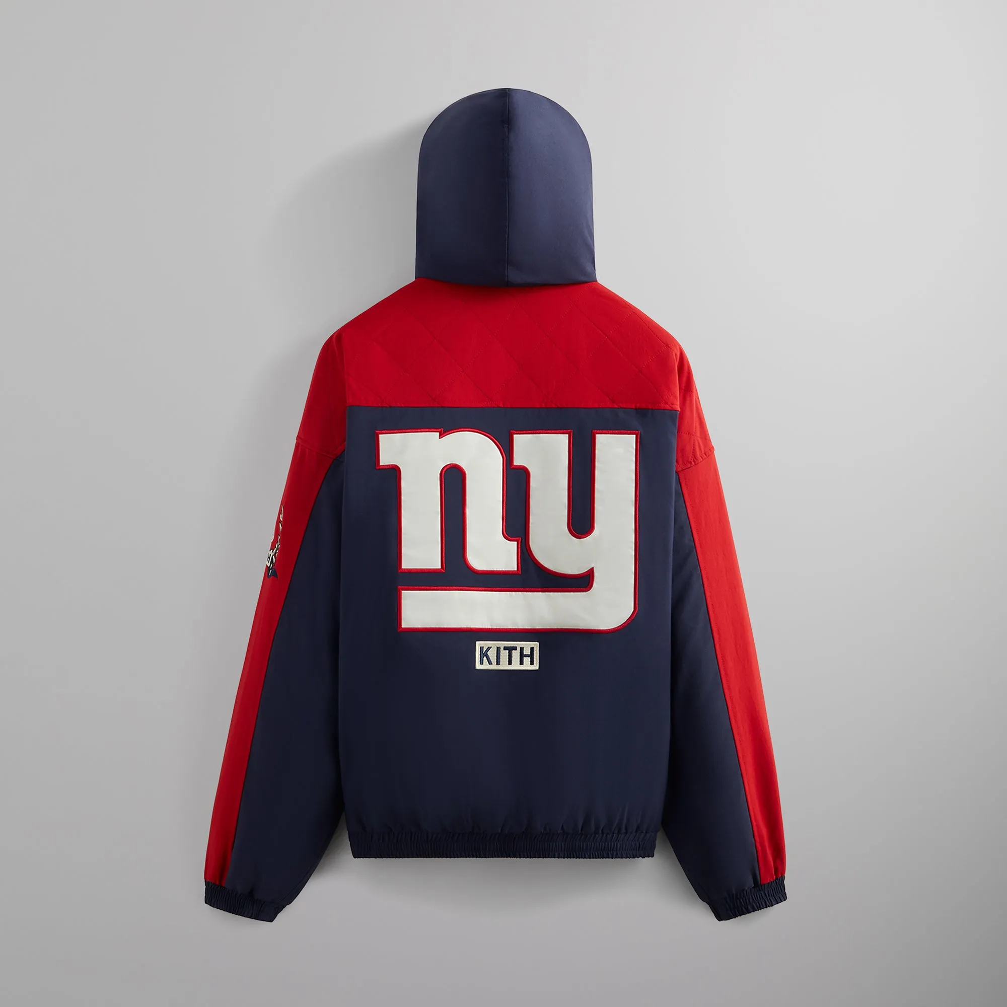Kith for the NFL: Giants Quarter Zip Anorak With Hood - Nocturnal sold by Kith product image thumbnail 2