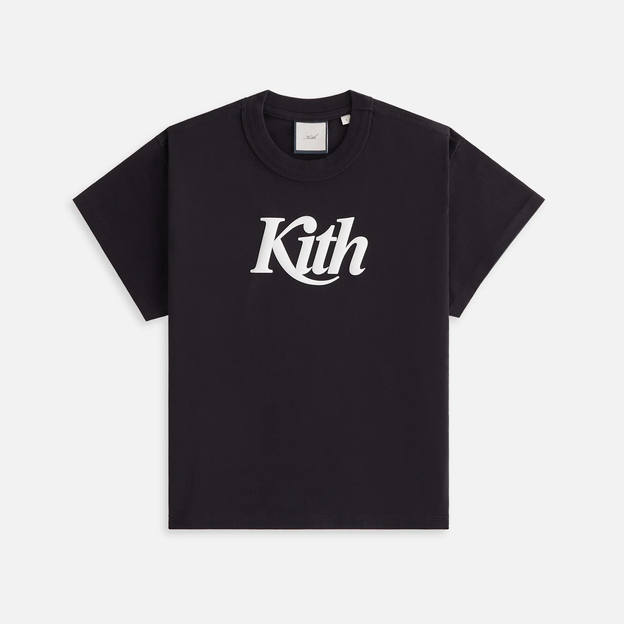 Kith Women Swash Logo Mulberry Vintage Tee - Black sold by Kith