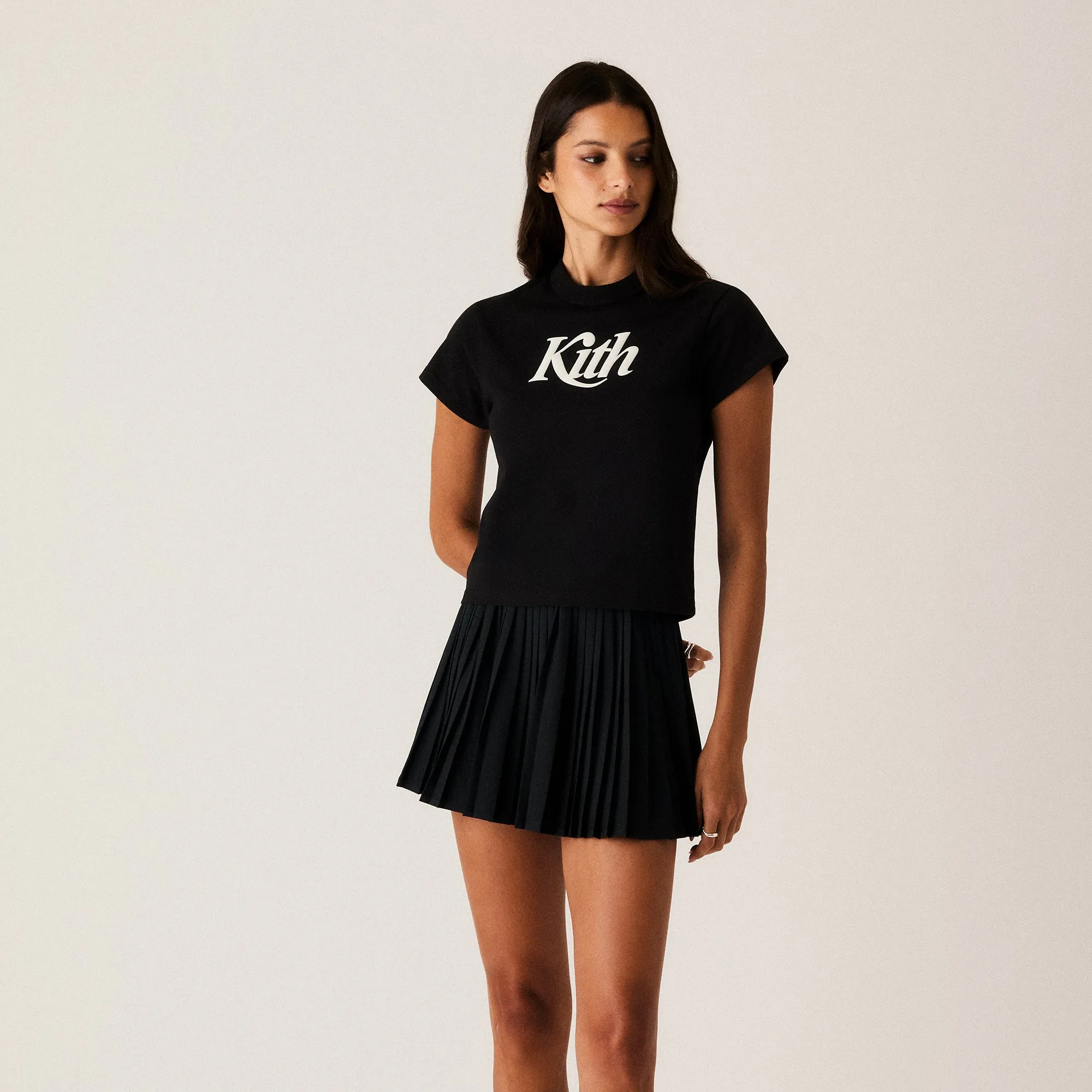 Kith Women Swash Logo Mulberry Vintage Tee - Black sold by Kith product image thumbnail 2