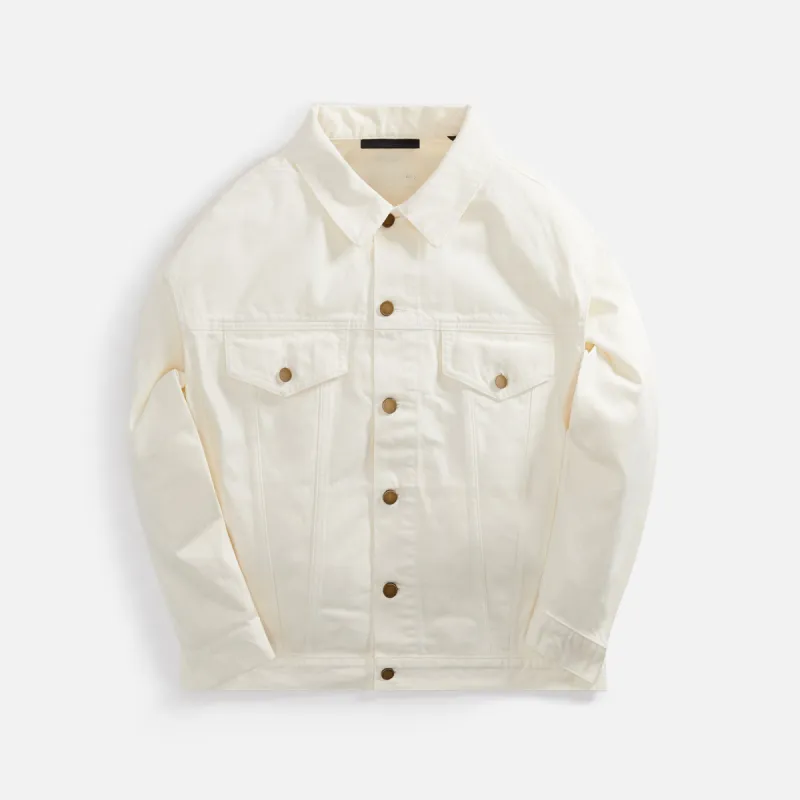 Essentials Denim Jacket - Cloud Dancer sold by Kith