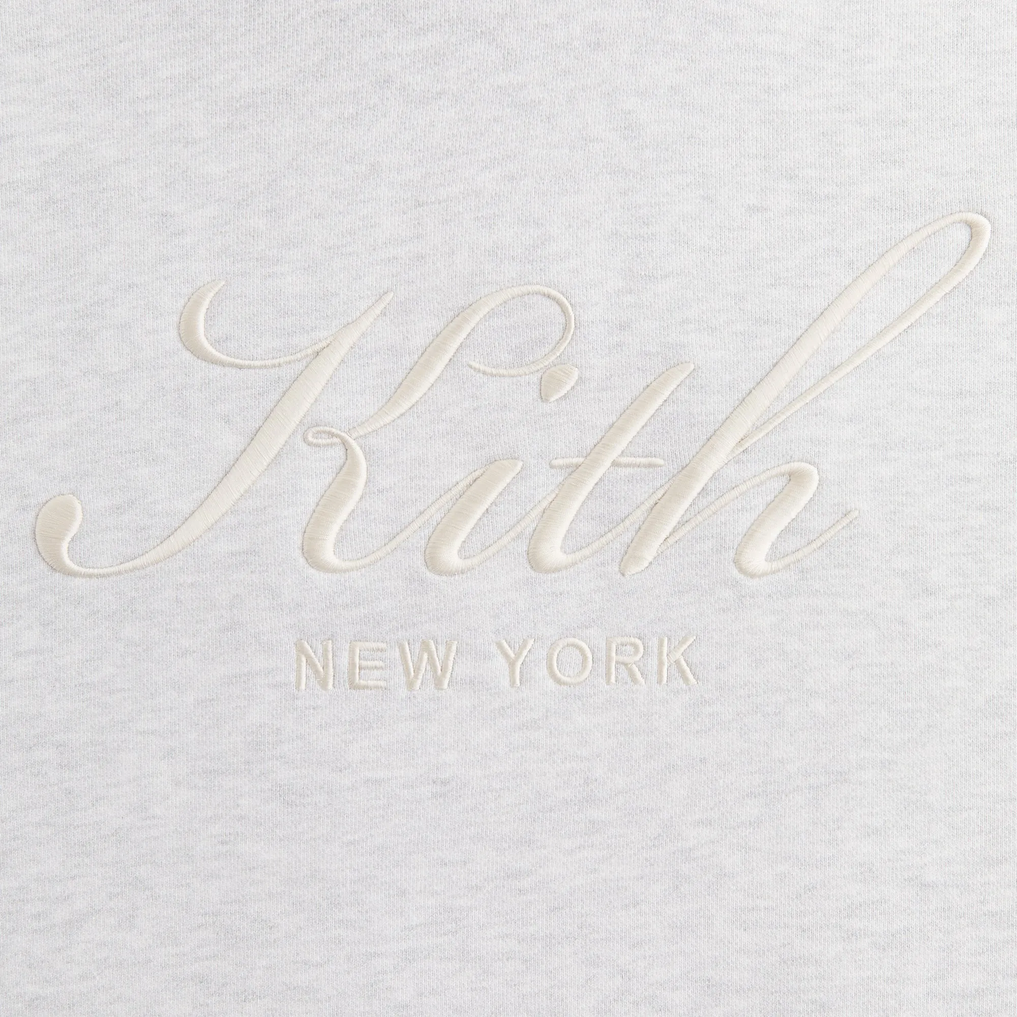 Kith Women Maverick Script Hoodie - Light Heather Grey sold by Kith product image thumbnail 4