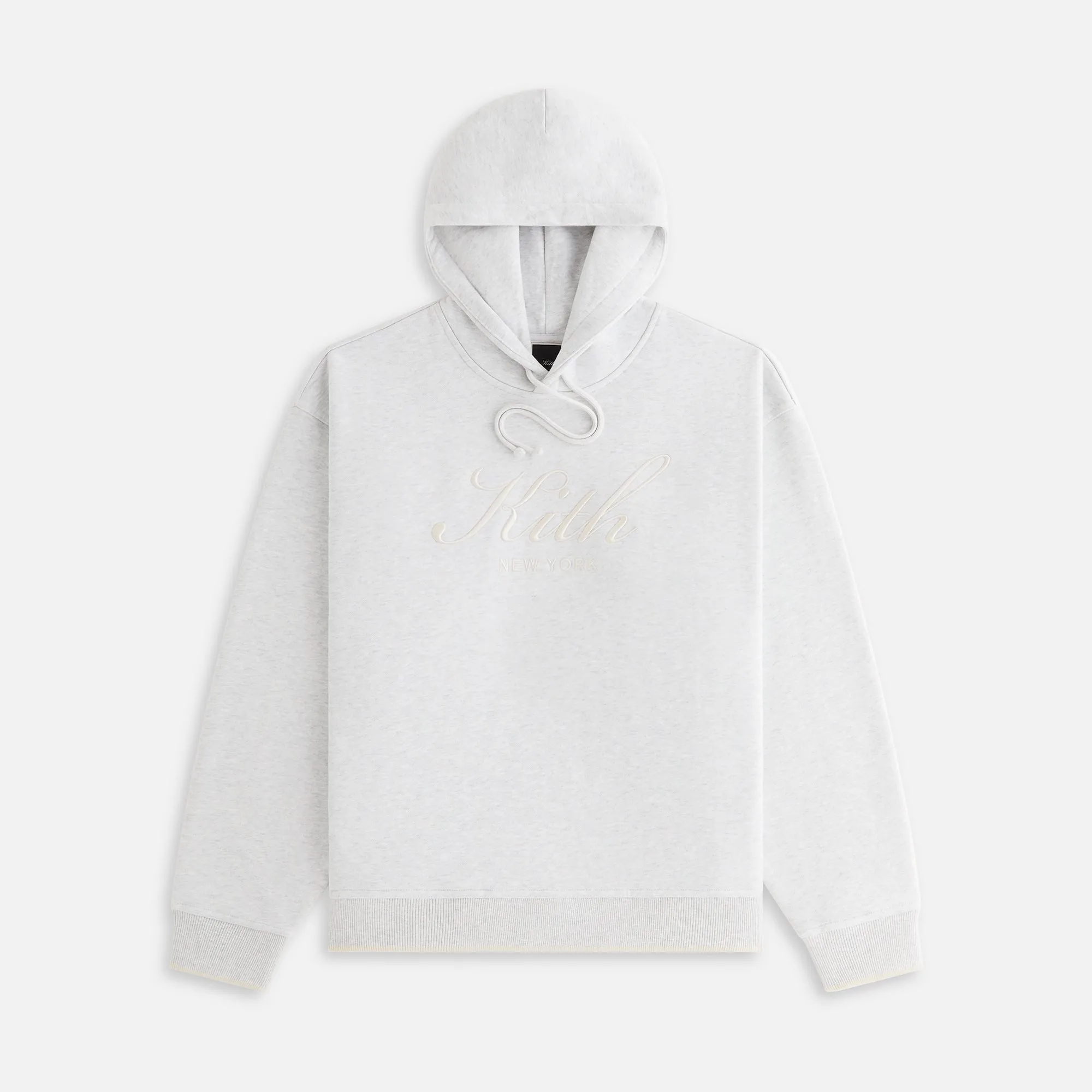 Kith Women Maverick Script Hoodie - Light Heather Grey sold by Kith