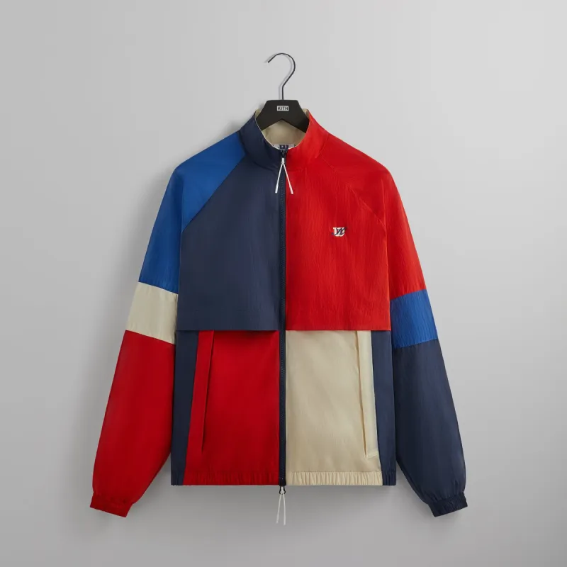 Kith for Wilson Court Panelled Track Jacket - Clay Court sold by Kith