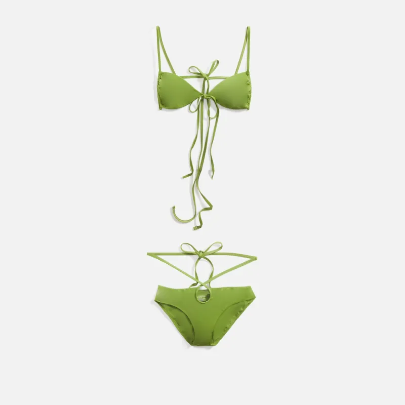 Christopher Esber Solis Bikini - Vert Green sold by Kith
