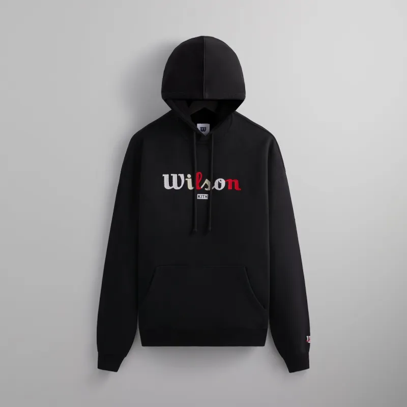 Kith for Wilson Vintage Multicolor Hoodie - Black sold by Kith