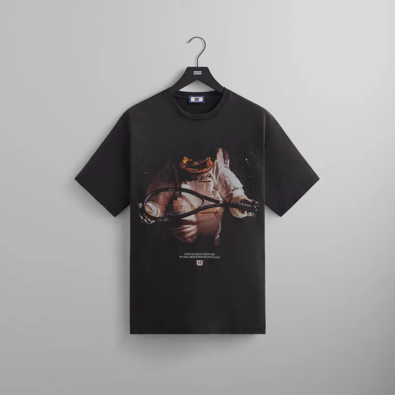 Kith for Wilson Astronaut Vintage Tee - Black sold by Kith