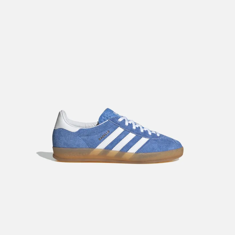 adidas WMNS Gazelle - Blue Fusion / Cloud White / Gold Metallic sold by Kith