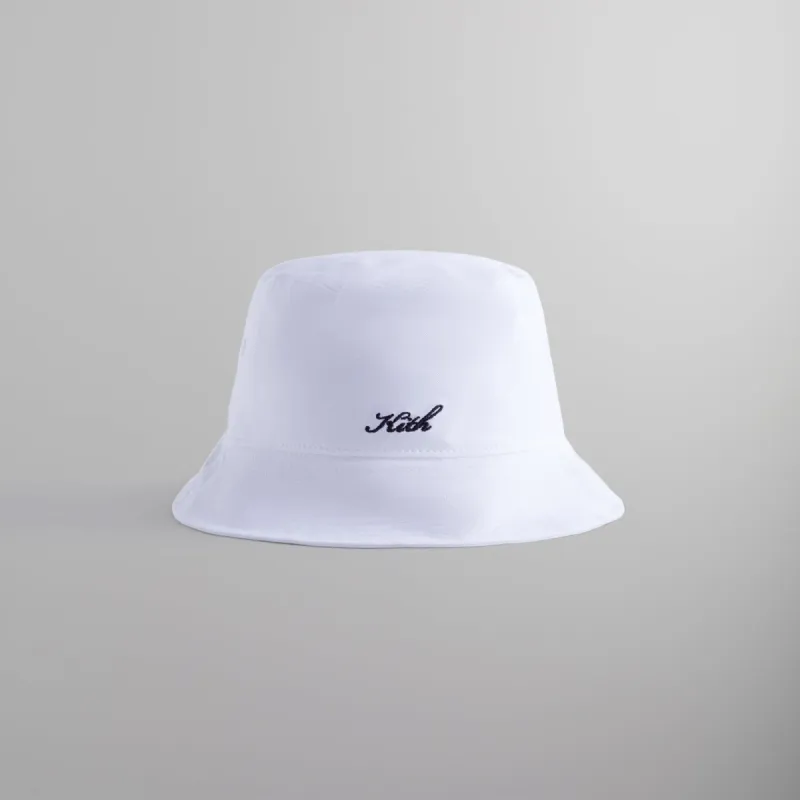 Kith Cordell Bucket Hat - White sold by Kith