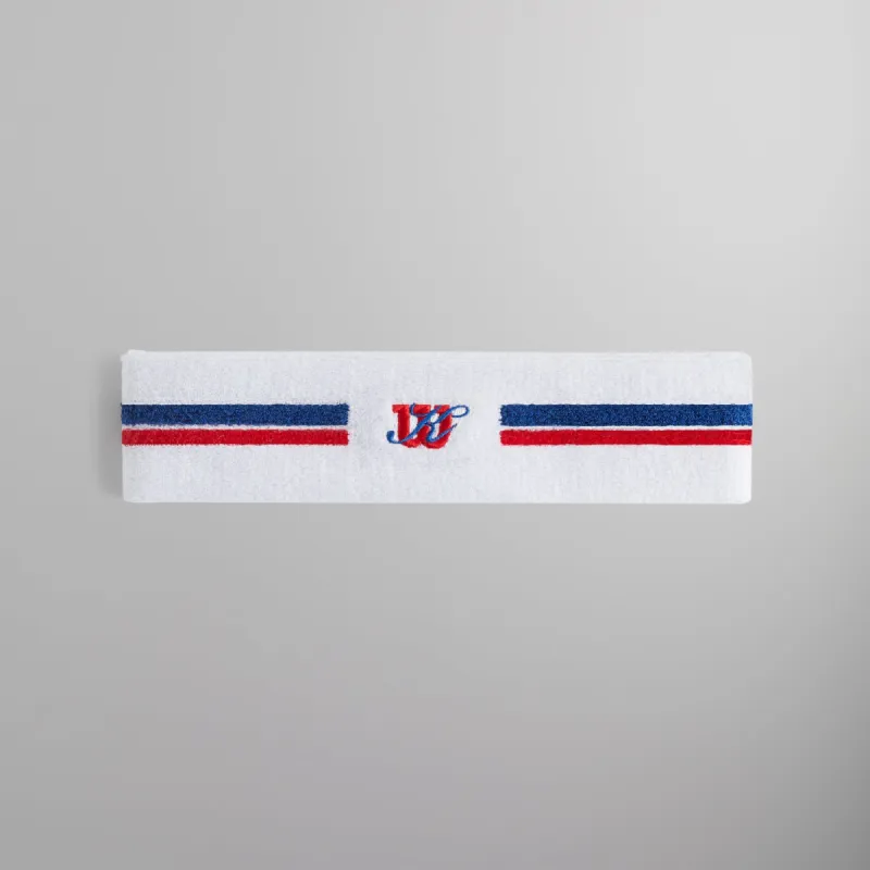 Kith for Wilson Crest Sweatband - White Alyssum sold by Kith
