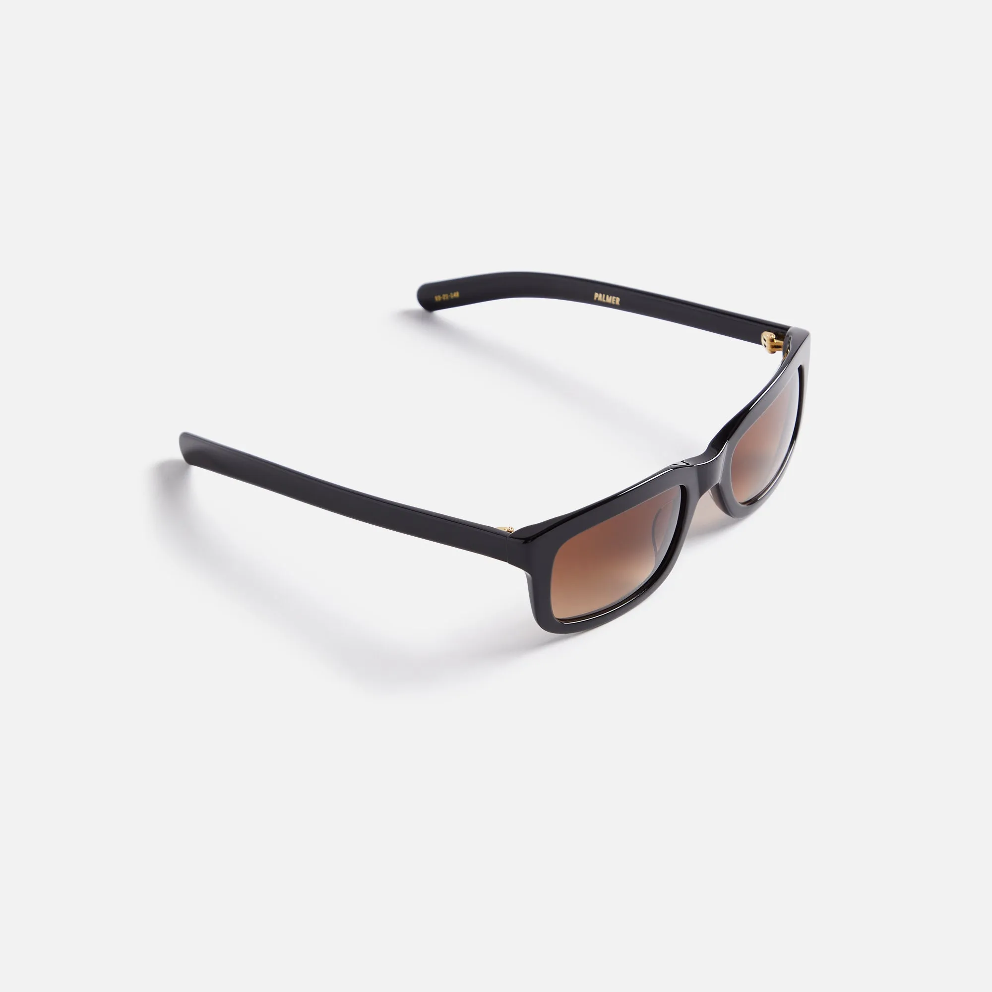 Flatlist Palmer Sunglasses - Solid Black / Brown Gradient Lens sold by Kith product image thumbnail 2