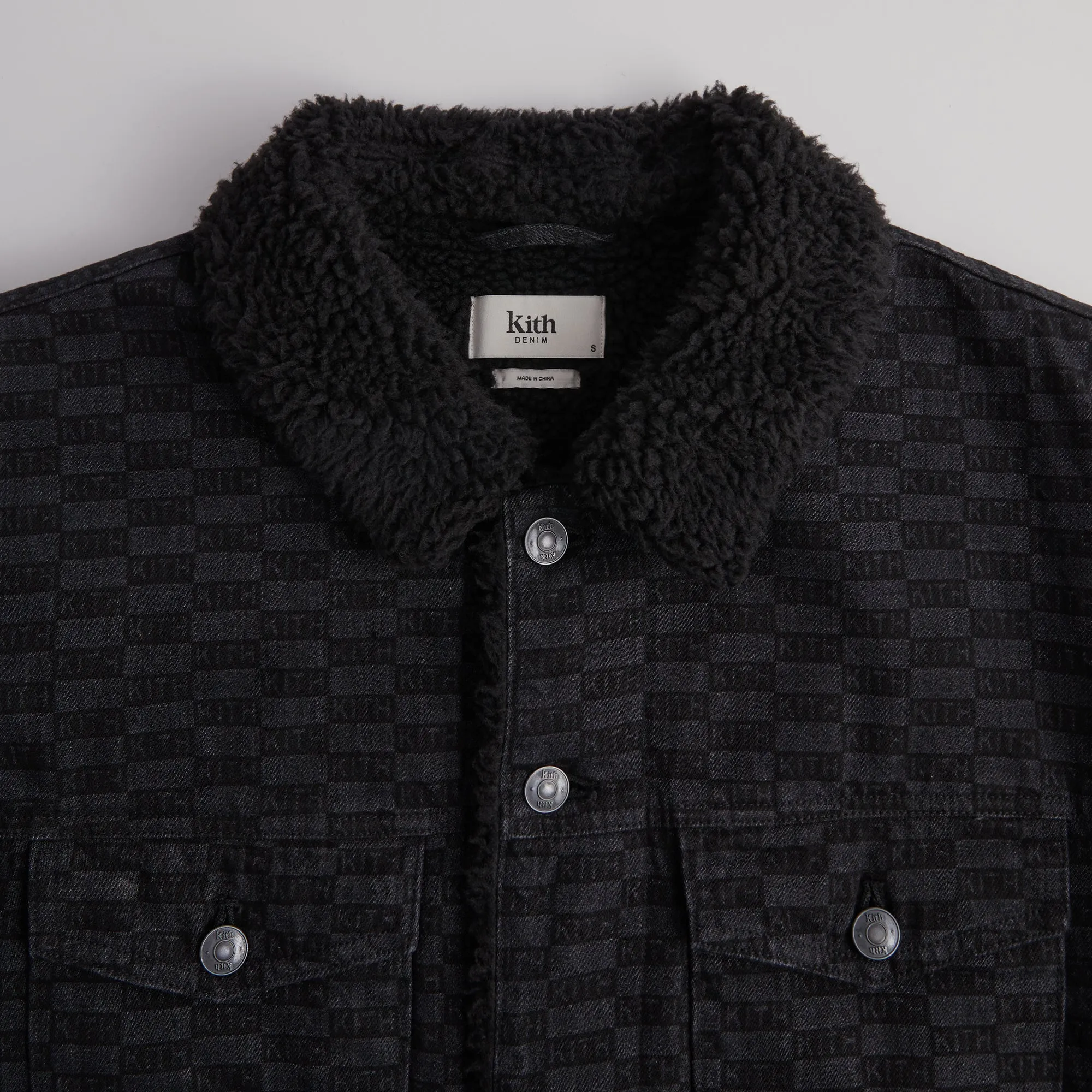 Kith Sherpa Lined Centre Jacket - Black sold by Kith product image thumbnail 3