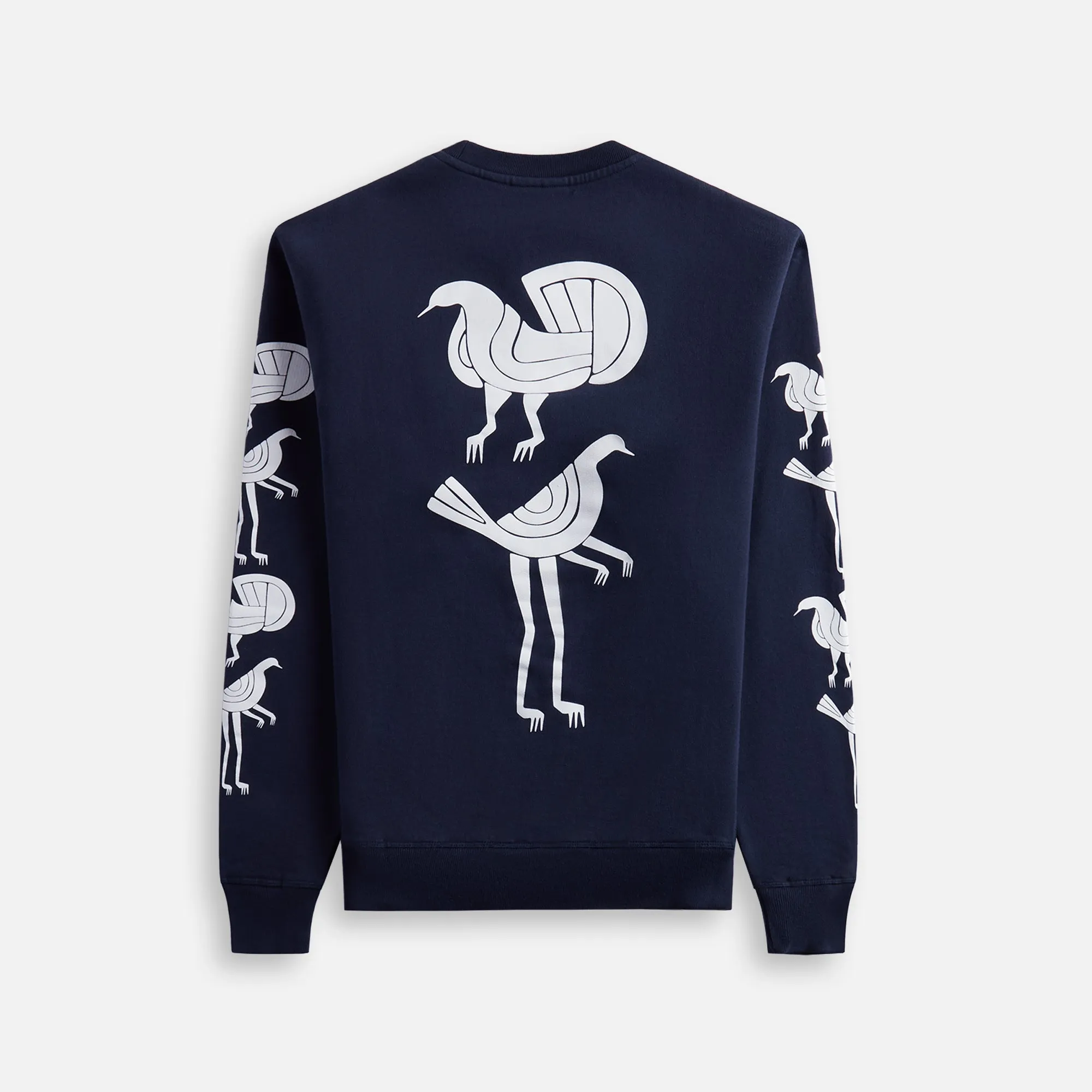 by Parra Fancy Pigeon Crew Neck Sweatshirt - Midnight Blue sold by Kith product image thumbnail 2