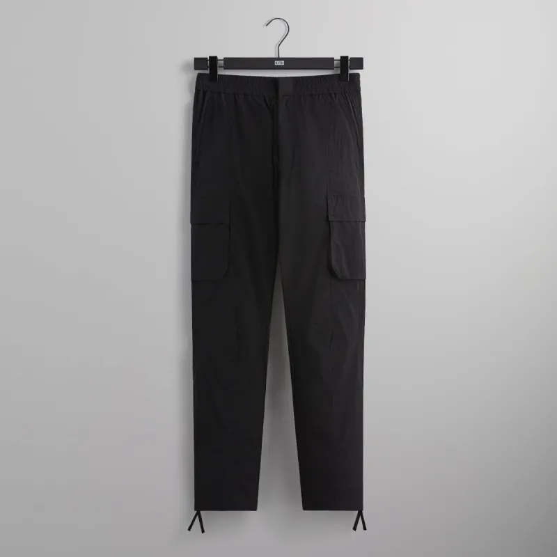 Kith Wrinkle Nylon Bristol Cargo Pant - Black sold by Kith