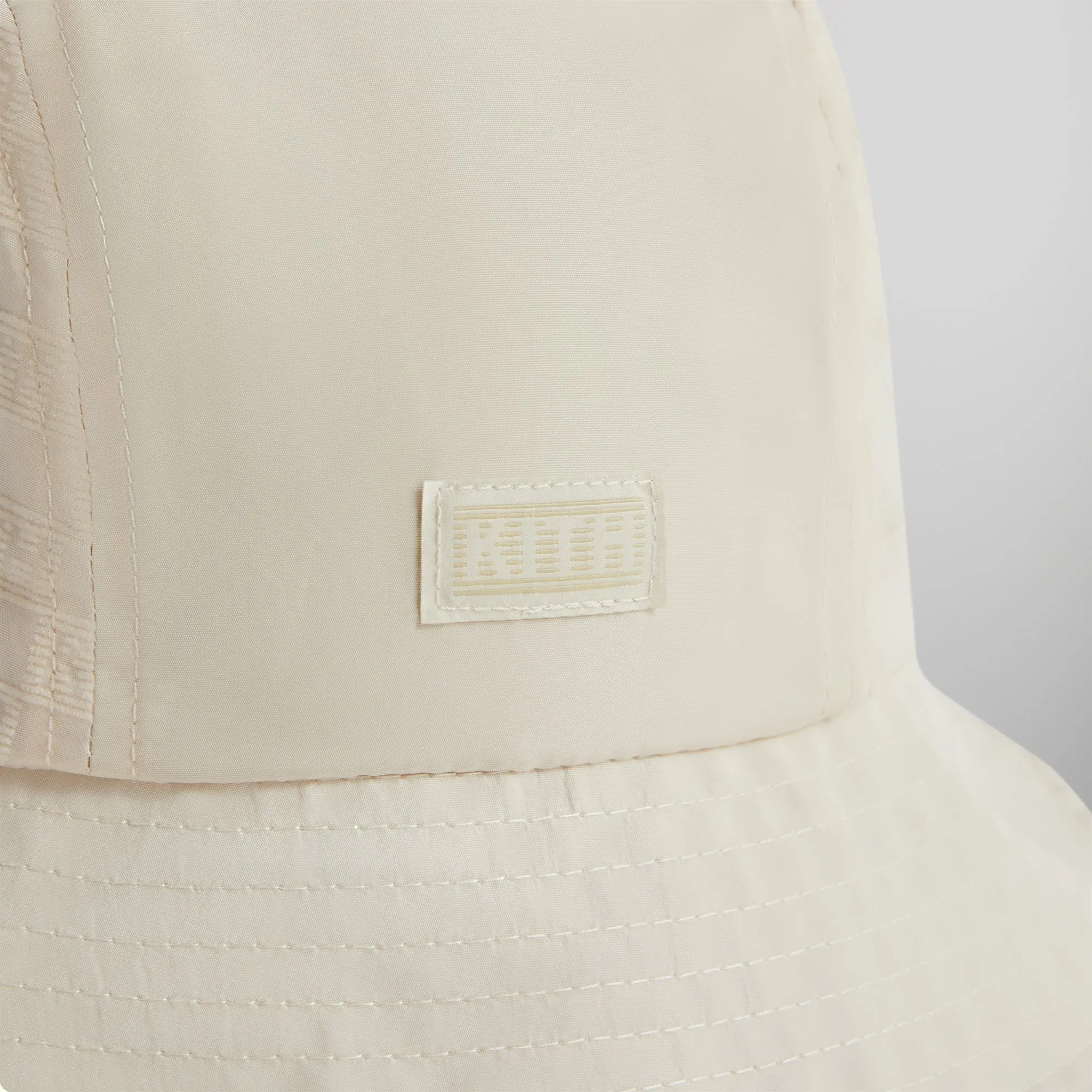 Kith Flocked Nylon Monogram Bucket Hat - Veil sold by Kith product image thumbnail 3