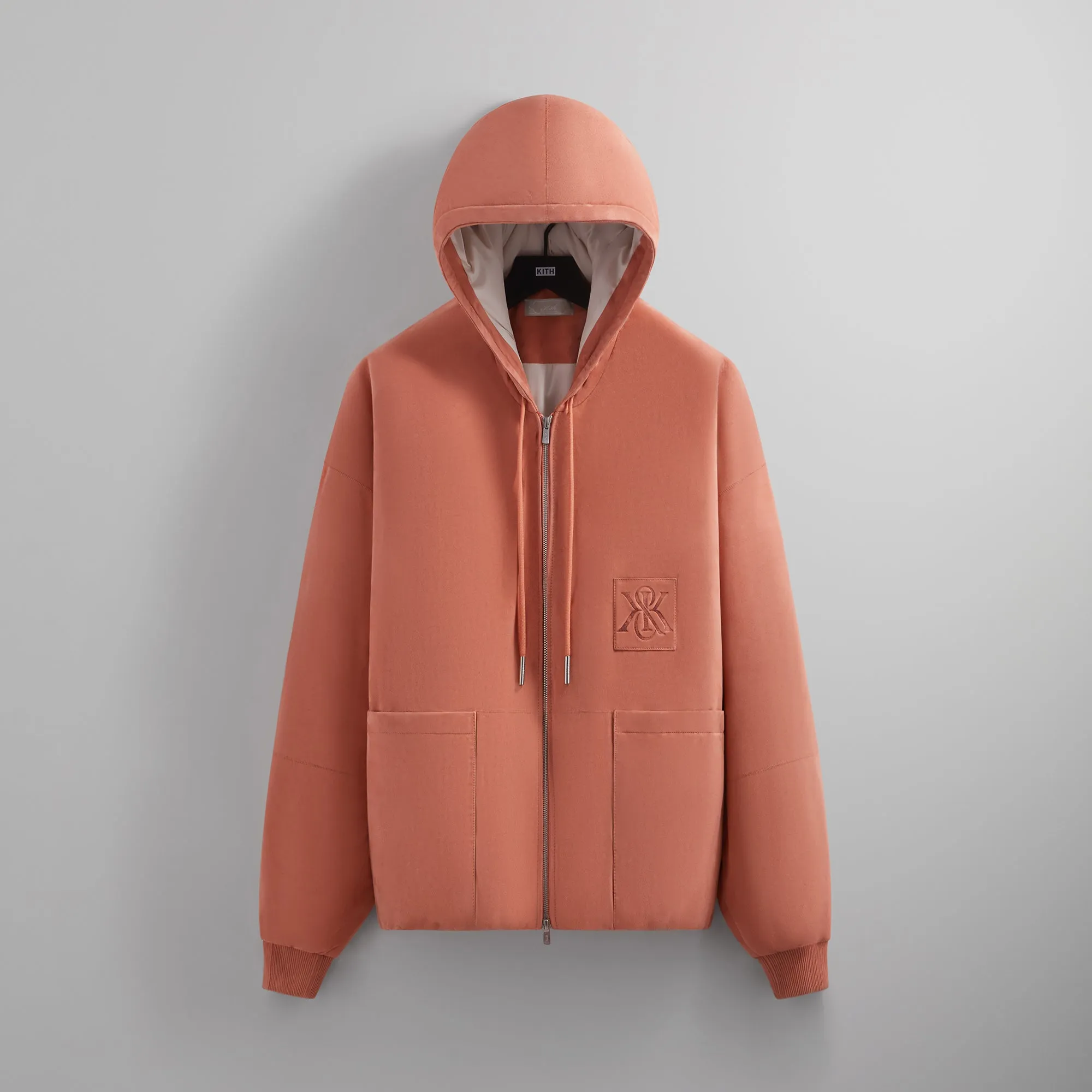 Kith Puffed Suede Jaysen Hoodie - Coho PH sold by Kith