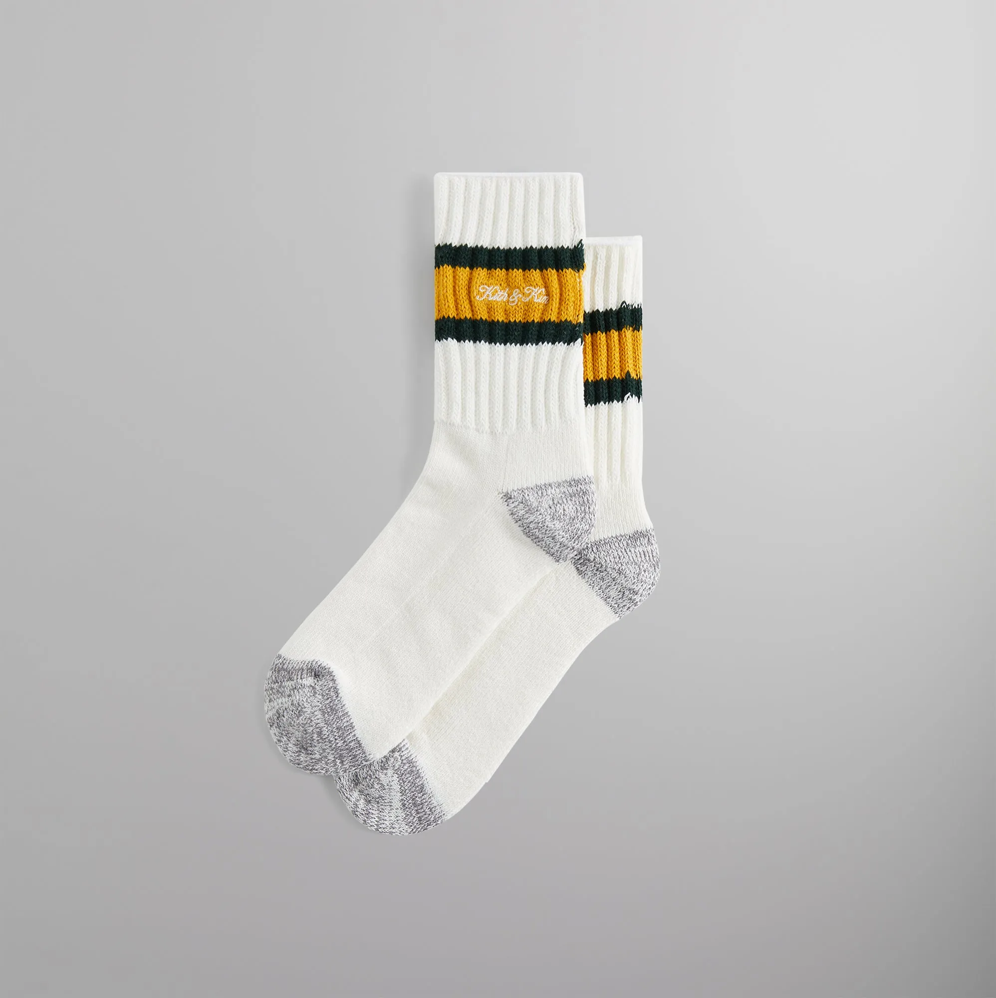 Kith Chunky Rib Striped Crew Socks - Stadium sold by Kith product image thumbnail 2