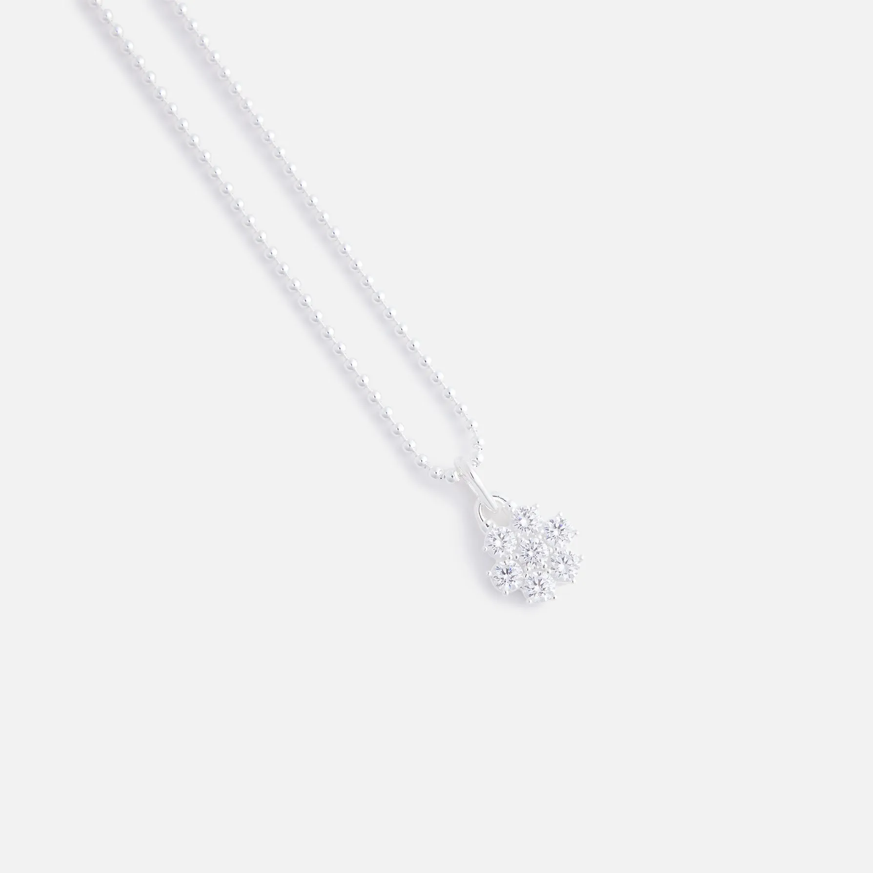 Hatton Labs Daisy Pendant - Silver / White sold by Kith product image thumbnail 2