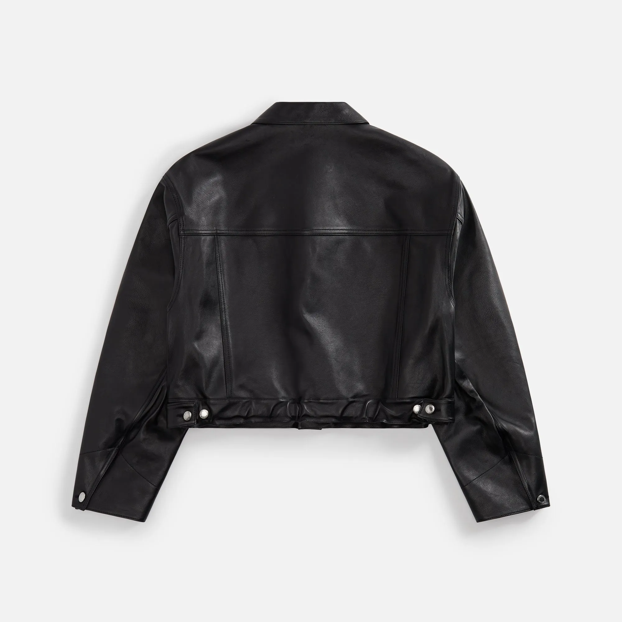 Alexander Wang Jean Jacket with Leather Belt and Branded Label - Black sold by Kith product image thumbnail 2