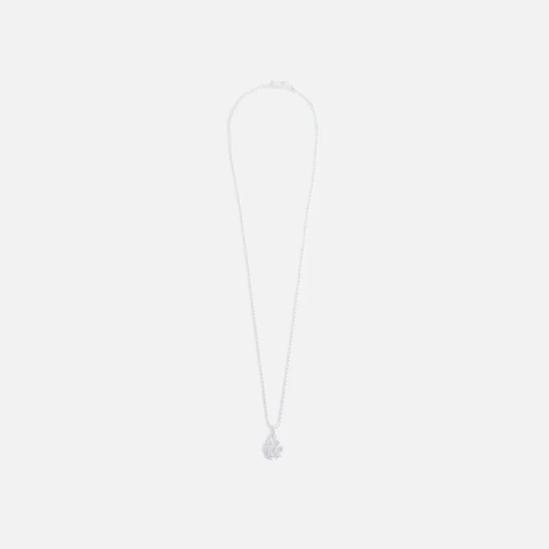 Hatton Labs Daisy Pendant - Silver / White sold by Kith