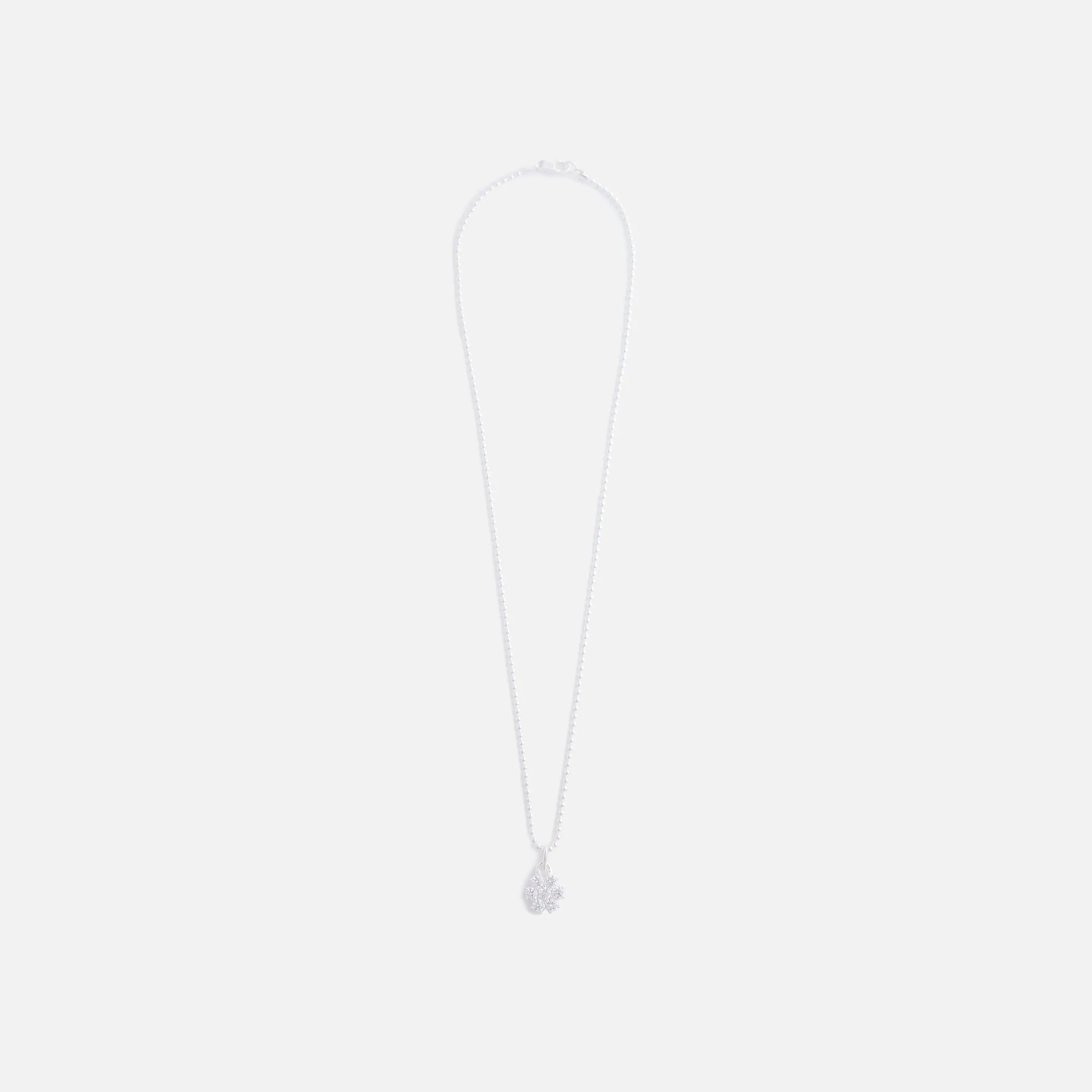 Hatton Labs Daisy Pendant - Silver / White sold by Kith