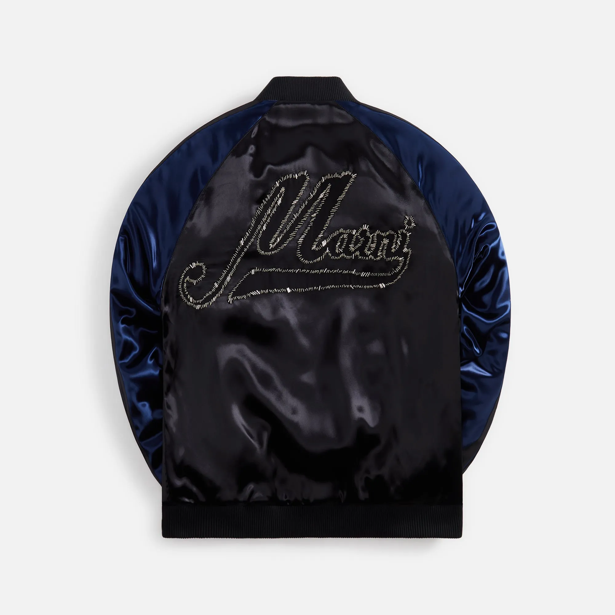 Marni Satin Bomber With Beaded Logo - Black sold by Kith product image thumbnail 2