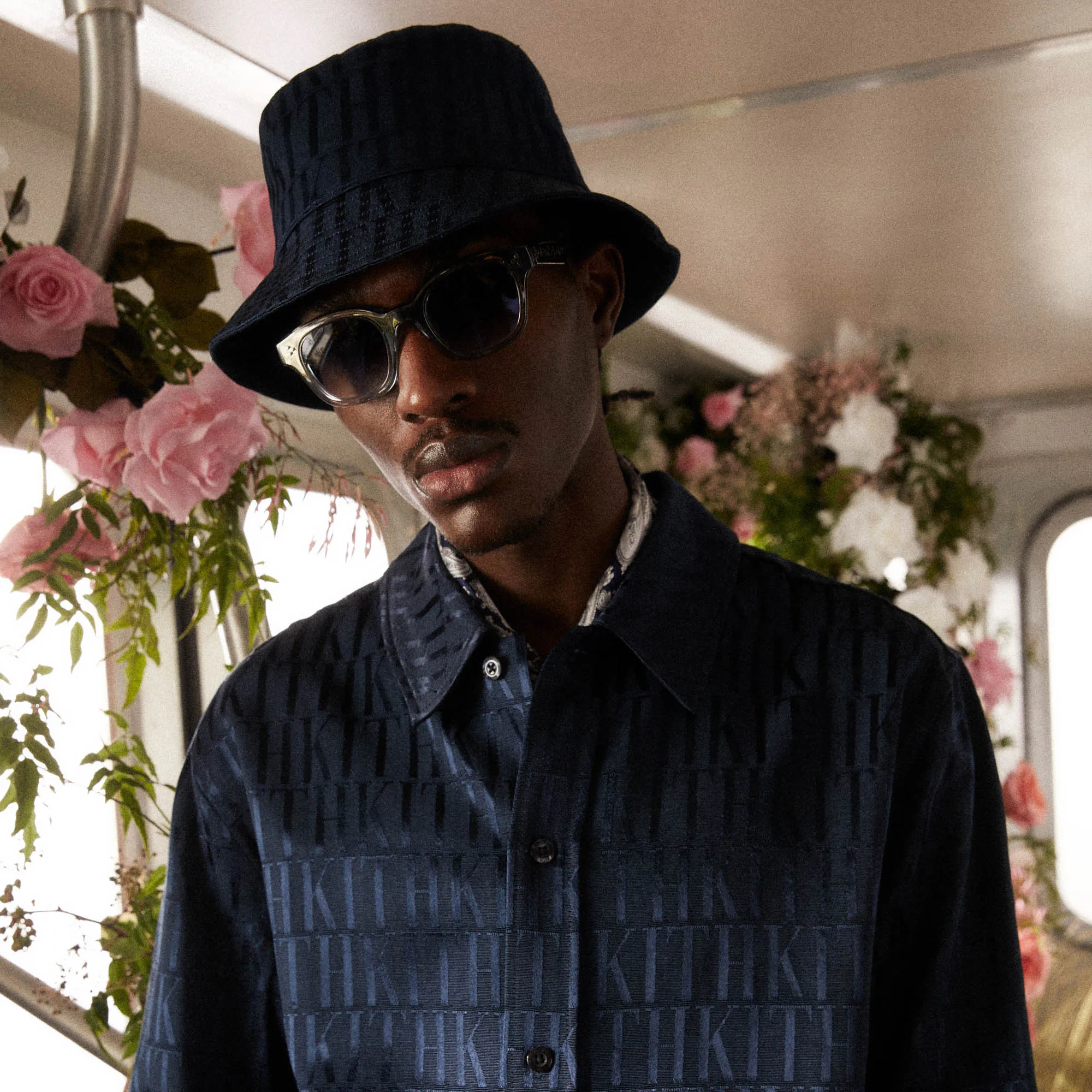 Kith Jacquard Faille Dawson Bucket Hat - Nocturnal sold by Kith product image thumbnail 2