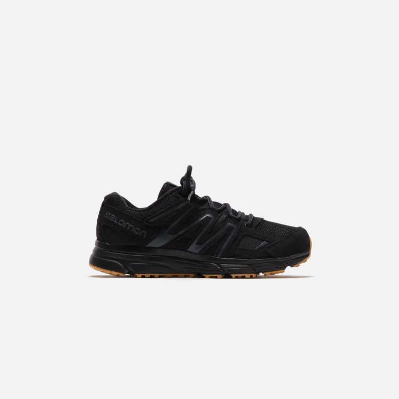 Salomon X-Mission 4 Suede - Black / Ebony / Gum sold by Kith